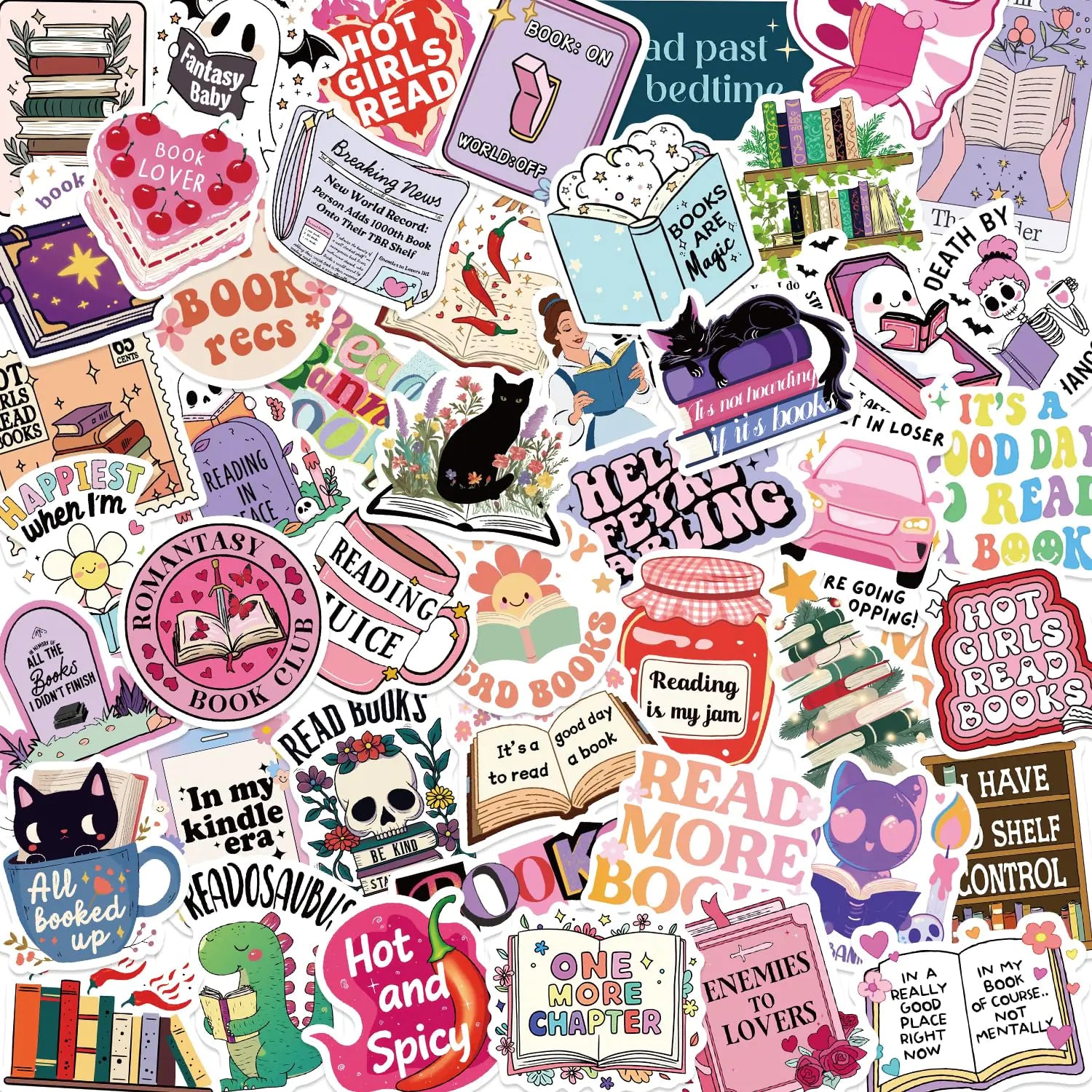 50 piezas de stickers